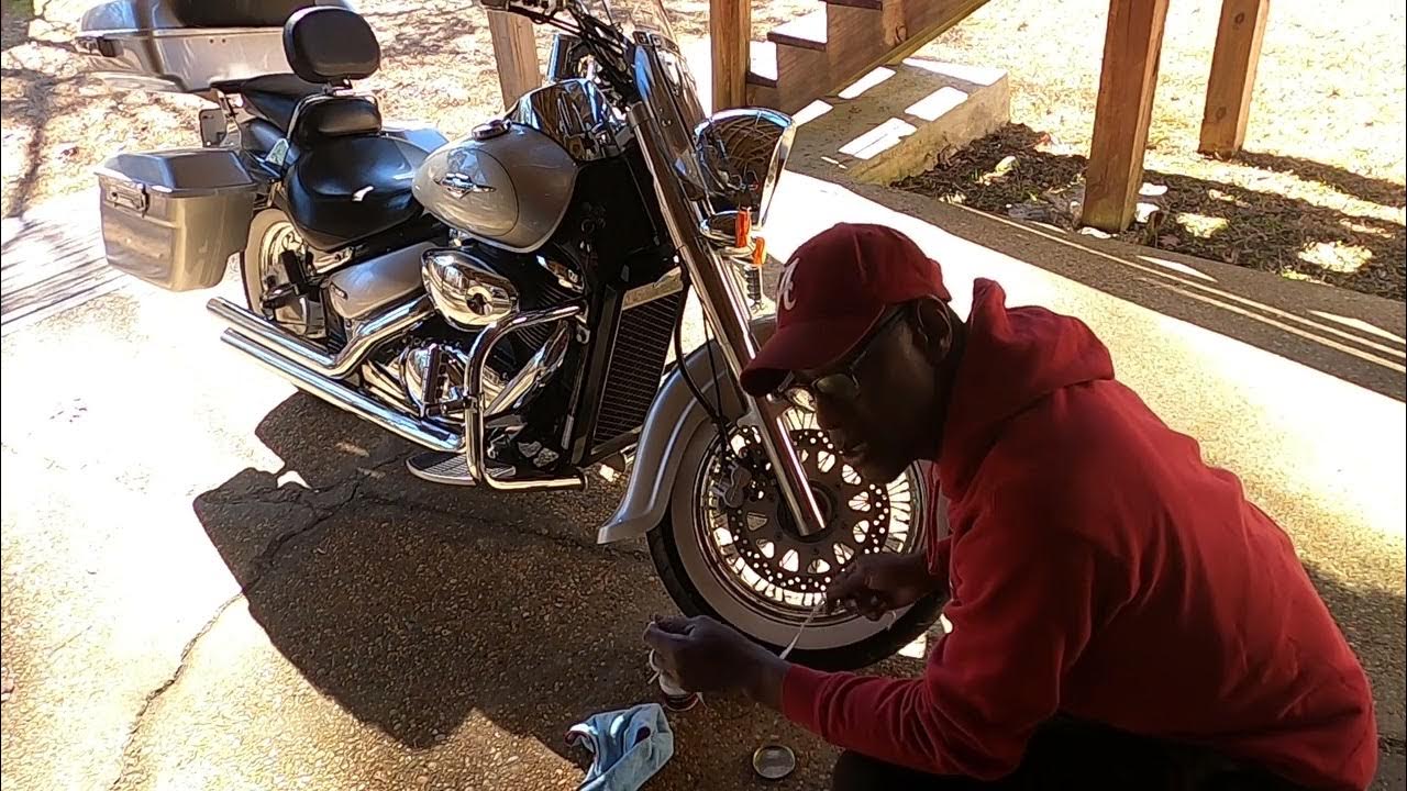 *BEST* way to clean motorcycle spokes YouTube