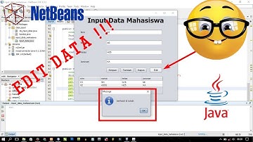Membuat Button Edit di JAVA NETBEANS
