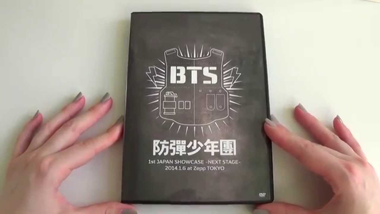 Unboxing BTS (Bangtan Boys) 防彈少年團 1st JAPAN SHOWCASE -NEXT STAGE- at Zepp  TOKYO DVD