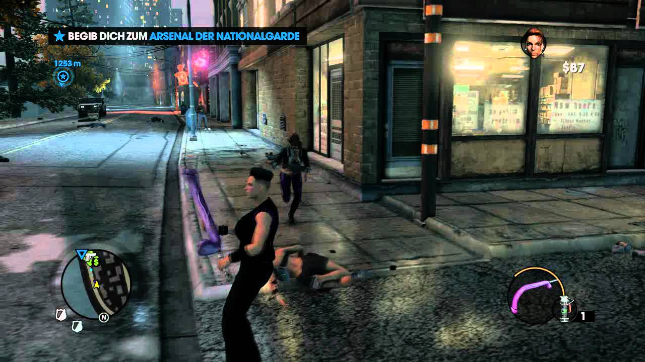 Saints Row The Third - The Penetrator and cool fighting moves - YouTube.