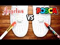 Angelus paint vs posca markers  which one is better to customize shoes