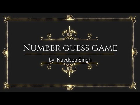 Number Guess Game | turboc++ |c++ programming |  ALL IN ONE |