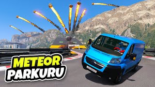 ☄ Sevilen Panelvan Arabalar Meteor Parkurunda ☄ GTA 5