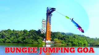 Bungee Jumping in Goa | Mayem Lake Bungee Jumping Goa | With Price & Location | Goa vlog