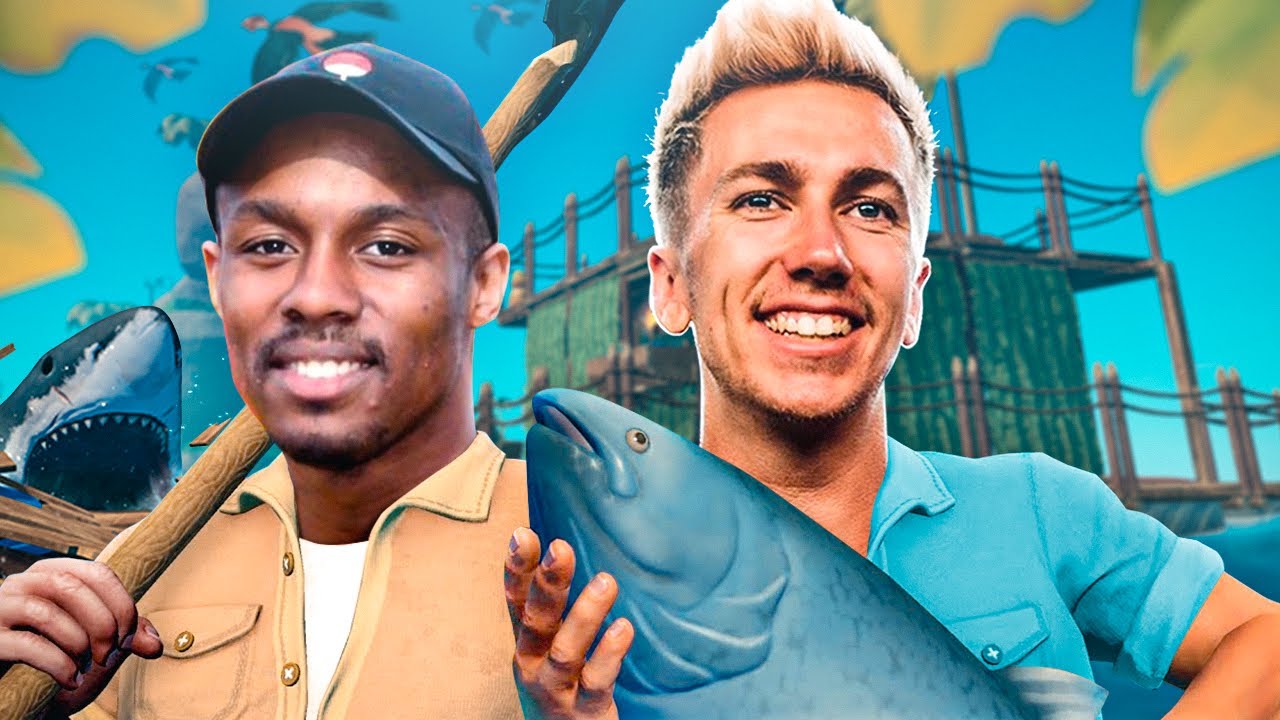 SURVIVAL TIME! Miniminter x Astrojordz Part 1 (Raft) - YouTube