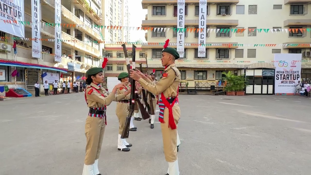 Patkar College NCC Unit Republic Day 2024 RSD Rifle Style Drill 🇮🇳