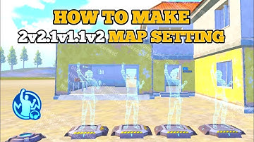 HOW TO MAKE  2v2 1v2 1v1 WOW MAP SETTING PUBG MOBILE 