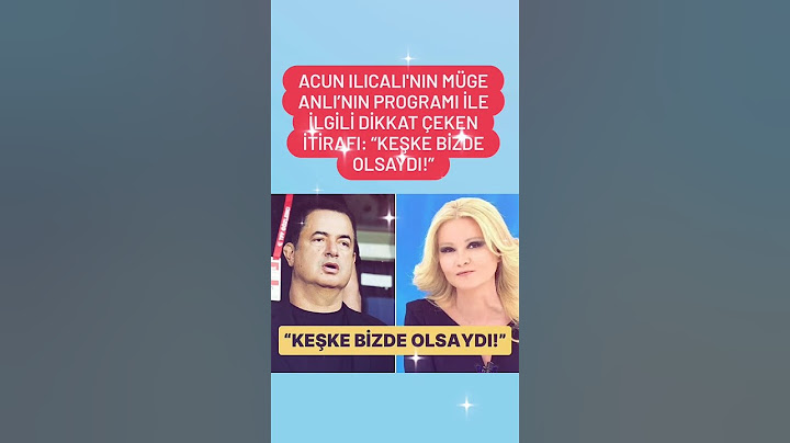Acun Ilıcalı'nın Müge Anlı’nın Programı ile İlgili Dikkat Çeken İtirafı: “Keşke Bizde Olsaydı!”