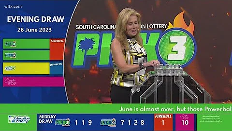 Evening SC Lottery Results: June 26, 2023 - DayDayNews