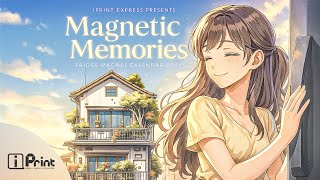 IPrint Express 'Magnetic Memories' - Fridge Magnet Calendar 2026