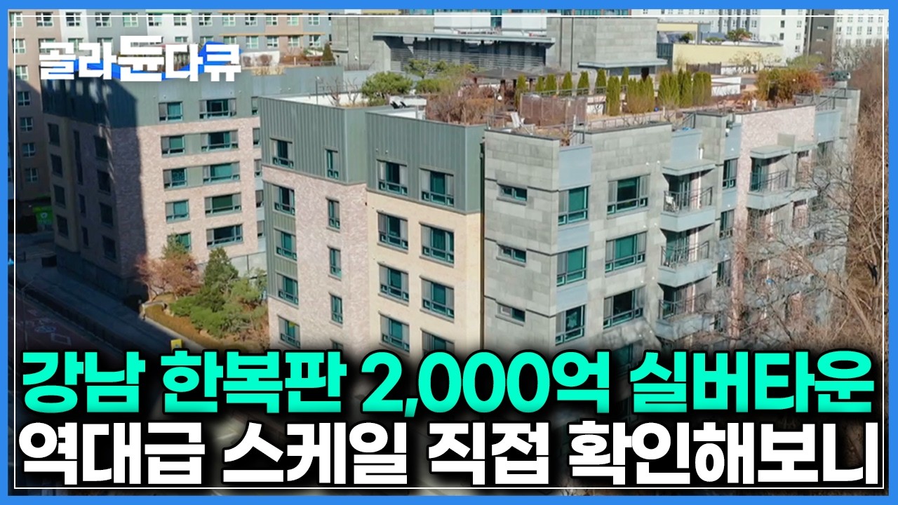 단 한 푼도 이익을 가져가지 않는다는 회장｜대체 어떻게 2000억 가치 실버타운을 건설했나 확인해보니｜서장훈의 이웃집 백만장자｜#골라듄다큐