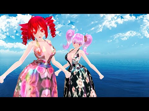 【MMD】空中分解【重音テト　小春音アミ】