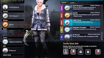 Blackshot storage and profile preview