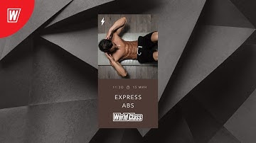 EXPRESS ABS с Андреем Андреевым | 10 мая 2020 | Онлайн-тренировки World Class
