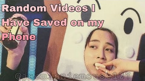 random videos i have saved on my phone (mostly nct & svt)