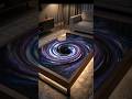 This Table Is a Black Hole Portal 😳🌀#epoxyresin #blackholetable #satisfying #resinart #illusion