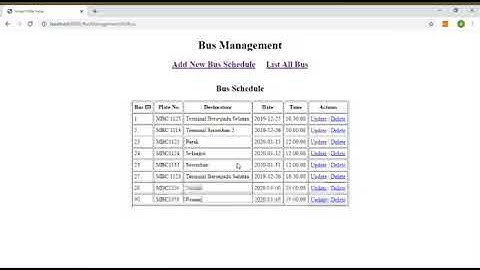 project 2 DAD :Bus Management System