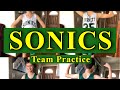 Sonics team basketball practice