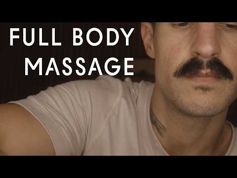 ASMR Full Body Coconut Oil Massage (TINGLY)