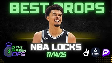 BEST NBA PROPS TODAY | BEST 5 BETS | FRIDAY 11/14/25 | BONUS BET 🔥