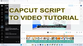 Capcut Script to Video AI Guide - Convert Capcut Text to Video AI - Tutorial