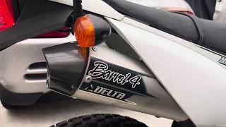 KLX125  デルタ・バレル4-S マフラー音