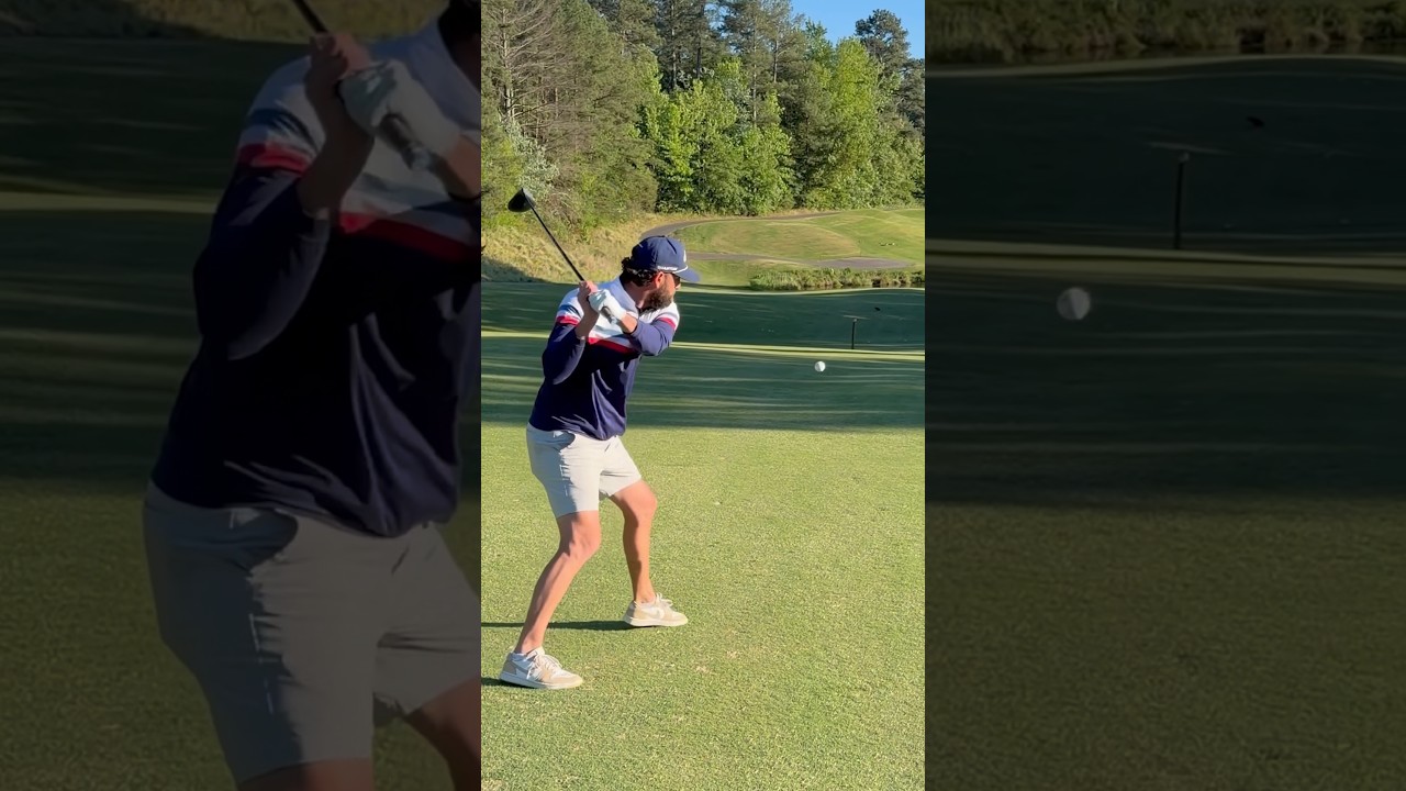 Playing a Par 5 but Every Shot is a Trickshot! #shorts #golf