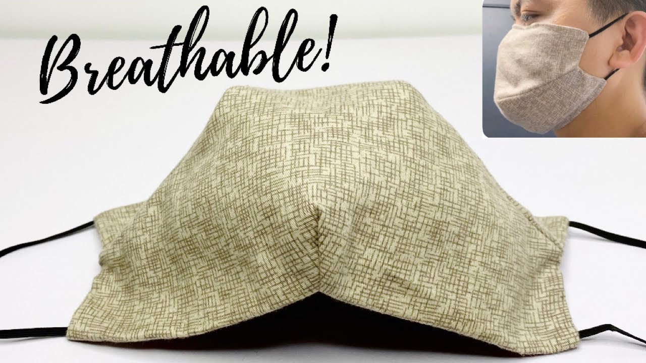 DIY BREATHABLE FACE MASK WITH FILTER POCKET AND NOSE WIRE Face Mask