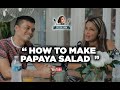 how to make papaya salad recipe | papaya salad recipe thai style vegetarian [Spice Gal Show  EP7]