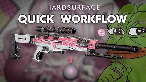 QUICK HardSurface Workflow | UVs, Textures & Render