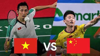 60 Phút đụng độ căng não giữa Nguyễn Tiến Minh và tay vợt Trung Quốc Lei Lan Xi