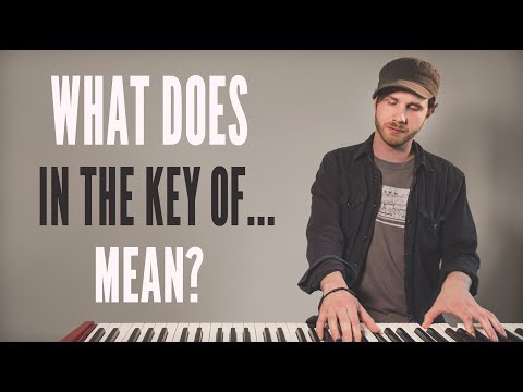 What does &#039;in the key of&#039; mean? // Beginner music theory for piano