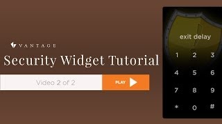Implement the Security Widget