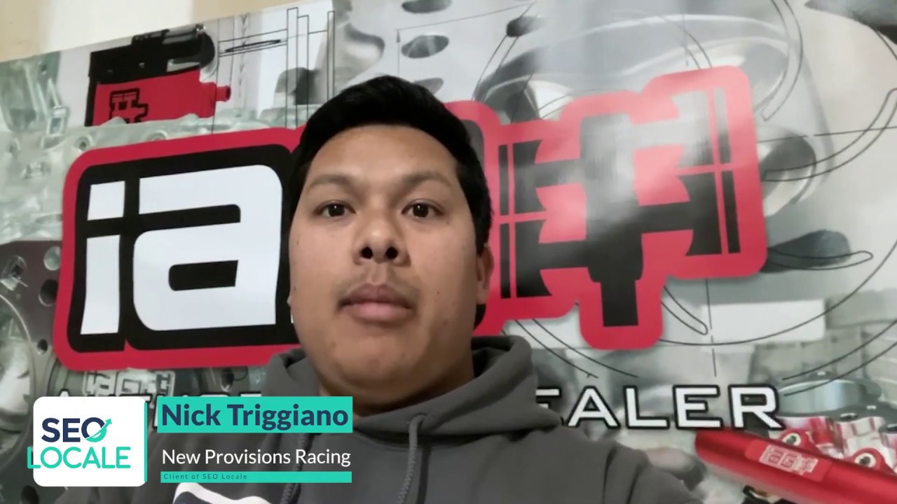 SEO Locale Testimonial - New Provisions Racing