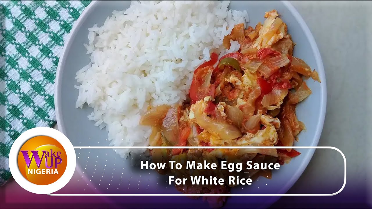 See How To Make Egg Sauce For Rice YUMMY RECIPE YouTube