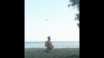 Blind throw and catch. Former World Record.