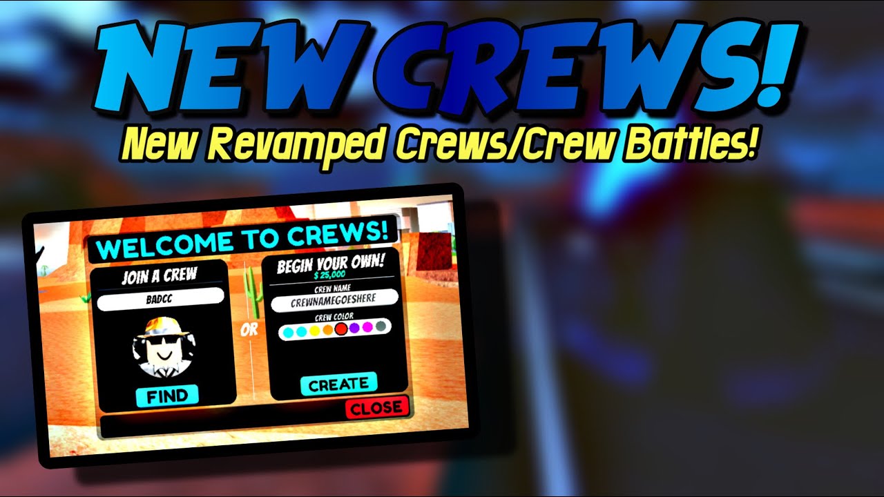 New Roblox Jailbreak Crews/Crew Battles Have Been ANNOUNCED! YouTube