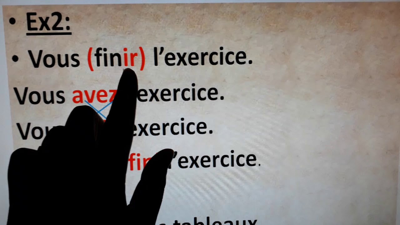 Passé composé avec l'auxiliaire avoir. 5ème AP
