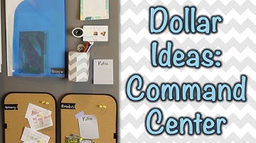 DOLLAR ORGANIZING | Fridge Command Center!