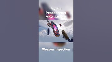 Mythic Peacekeeper MK2-Artifact weapon inspection