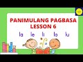 PANIMULANG PAGBASA: La Le Li Lo Lu