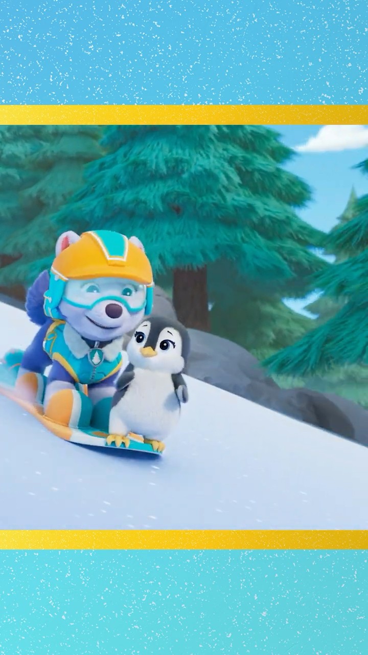 everest's snowboarding penguin rescue #shorts