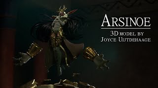Arsinoe | realtime turntable animation - 3D model - Joyce Uijtdehaage