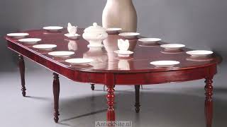 Download Lagu Franse coulissetafel met paraplu poot ca 1860 met 4 bladen voor 12 pers (No.971740) - AntiekSite.nl MP3