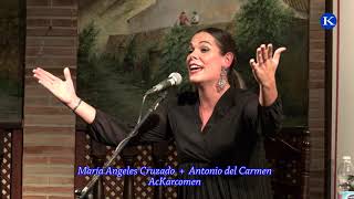 Maria Angeles Cruzado y Antonio del Carmen cante flamenco por TARANTAS XXXVII Concurso Cante Carmona