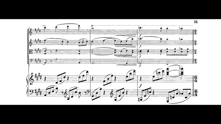 Amy Beach - Piano Quintet, Op. 67 (1907) [Score-Vi...