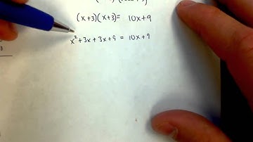 Lesson 6.7 Video 4 - Solving Tougher Radical Equations