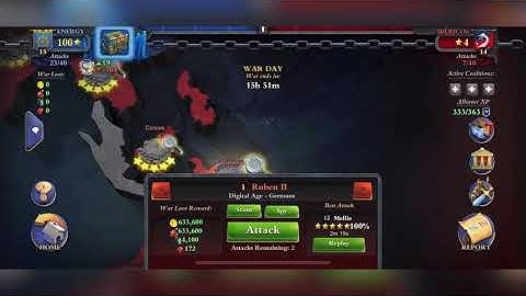 DomiNations World War vs 325 - 1:45