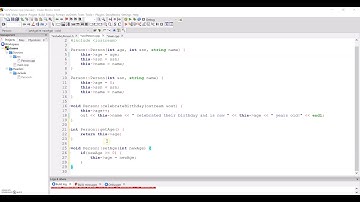 Classes in C++: Multiple Constructors, Access Modifiers, Accessor and Mutator Functions