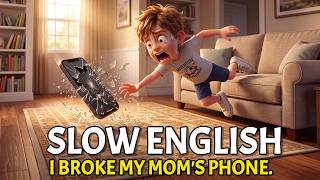I Broke My Mom’s Phone by Mistake | Easy English Listening Story for Beginners (A1 - A2 level)